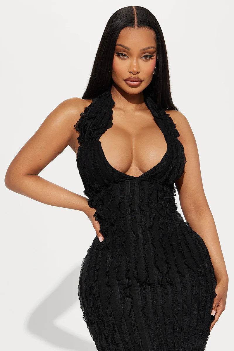 Ivy Textured Maxi Dress