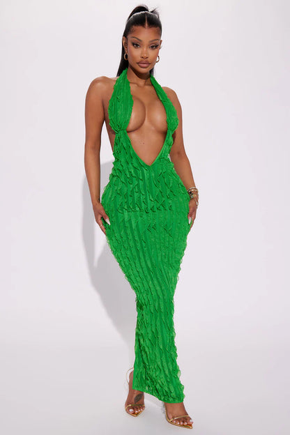 Ivy Textured Maxi Dress
